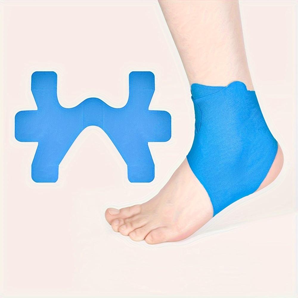 10pcs Kinesiology Ankle Support Tape - Waterproof, Skin-Friendly Athletic Wrap for Muscle Strain Relief & Injury Prevention