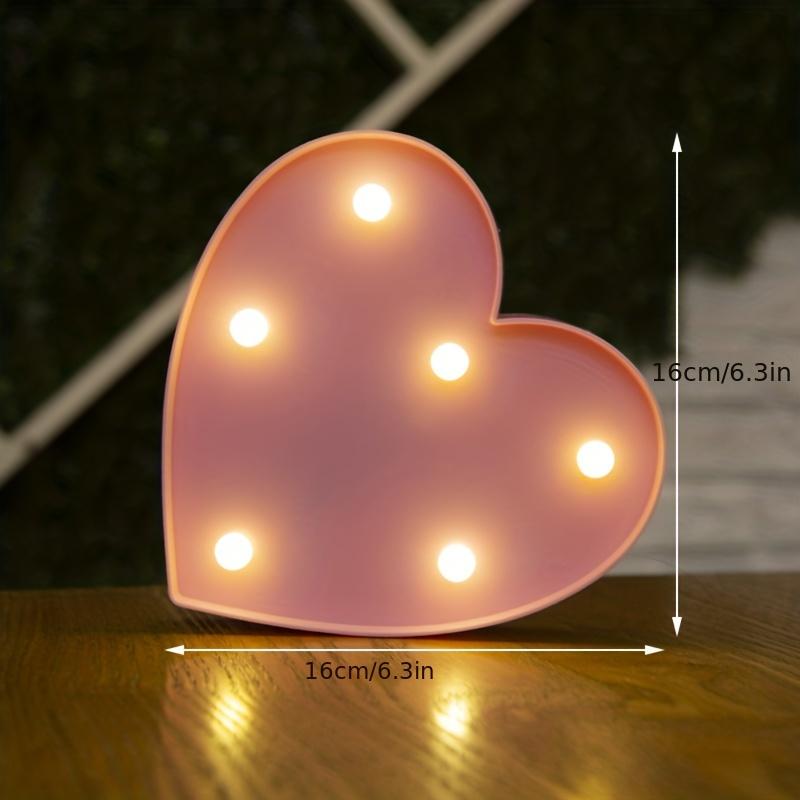 16cm LED Alphabet Light, Luminous Letter and Number Night Light for Family, Bar, Wedding, Birthday, Christmas Party Decoration