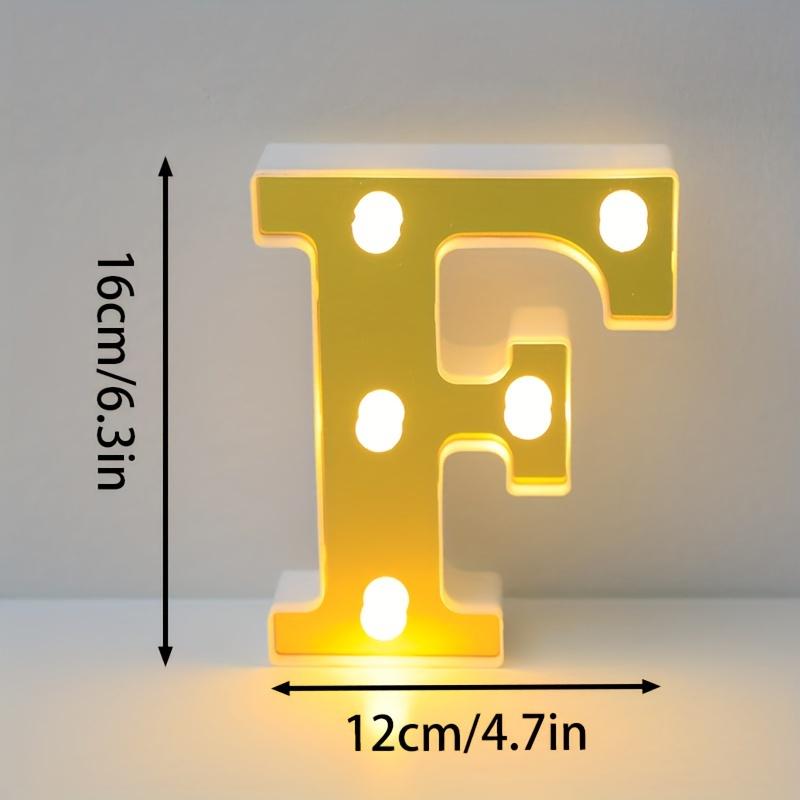 1pc English LED Letter Light, Romantic Proposal Decoration for Birthday, Holiday, and Valentine's Day Parties, Indoor and Outdoor Room Decor