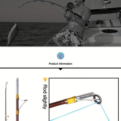 "Slow Jigging Rod - Boat Rod Jig Rod Ocean Fishing Rod Saltwater Fishing Rod 6'0""/180cm - Durable Carbon Fiber - For Saltwater Fishing Enthusiasts - Ideal Gift for Anglers"