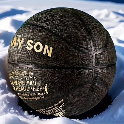 1pc International Standard Size Basketball With Pump - Perfect Gift