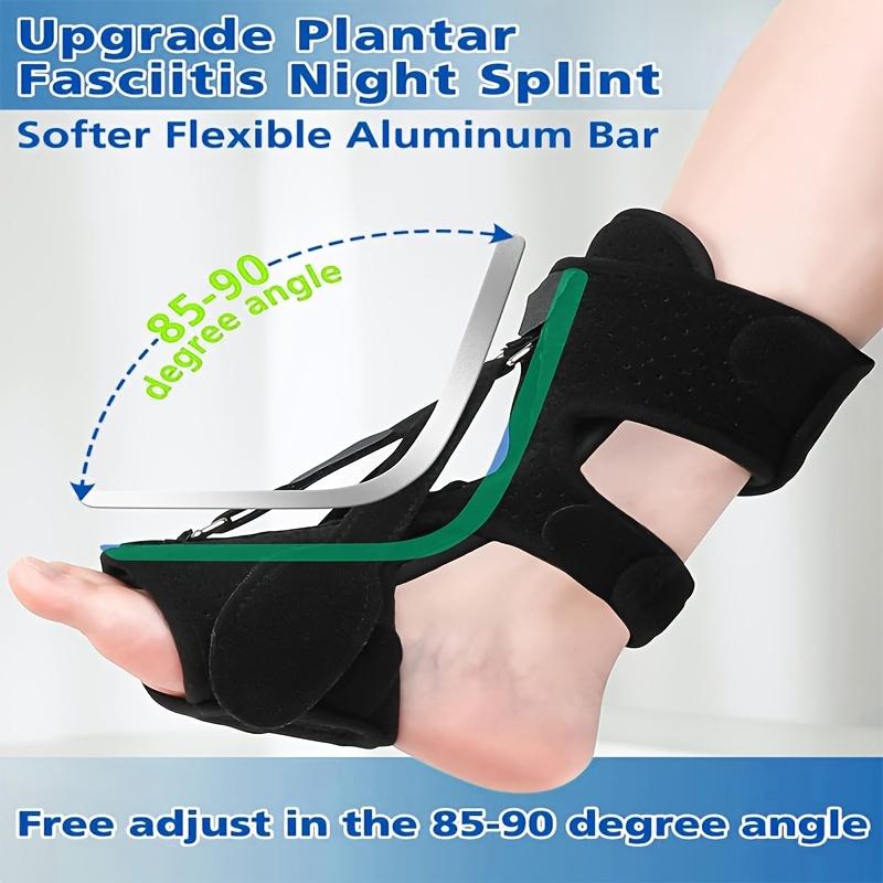 1pc Adjustable Plantar Fasciitis Night Splint for Women & Men, Up to 70kg, with 3 Straps for Customized Fit triathlon  helmet Healthcare