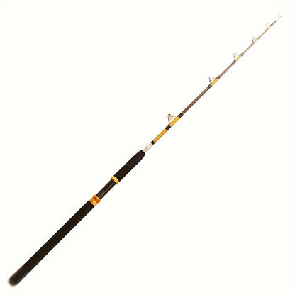 "Trolling Rod 2-Section Saltwater Offshore Heavy Straight Butt Roller Fishing Rod Conventional Boat Fishing Pole 6'0""  50-120lbs 5.9FT/180cm - For Saltwater Fishing - Durable & Powerful - Ideal Gift for Experienced Anglers"