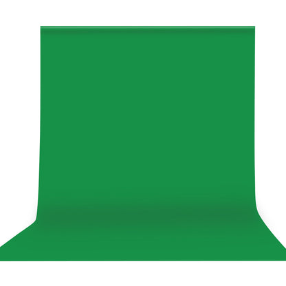 10x10ft Professional Green Screen Backdrop - Washable & Durable Polyester- Fabric, Seamless Design for Portrait, Product Photography & Video Shooting