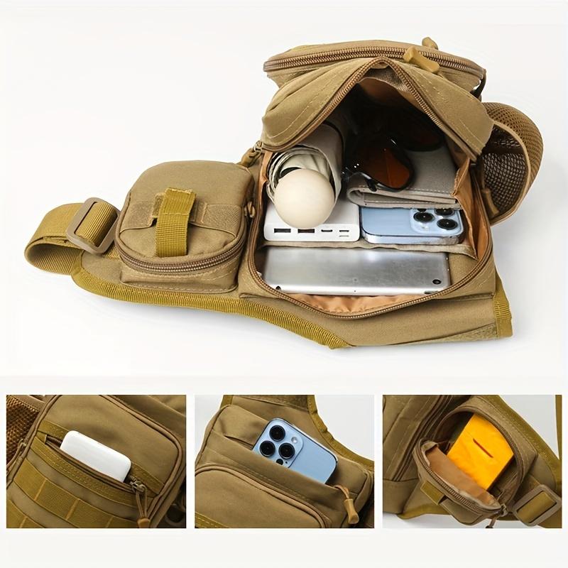 1pc Leisure Crossbody Bag For Travel, Climbing, Camping