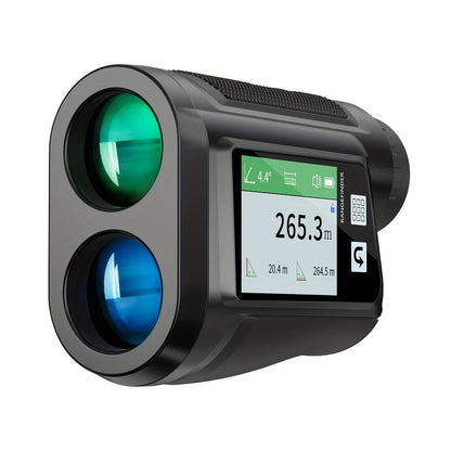 1000M Yard Ft Golf Laser Rangefinder With Side Display, English Voice Broadcasting Slope Compensation, USB Rechargeable, Vibration Suitable For Golf, Disc Golf Measurement