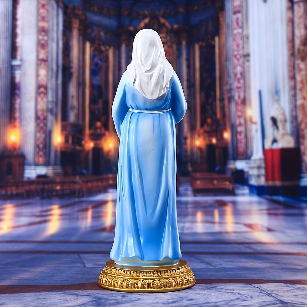 1pc Durable Virgin Mary Statue, Resin and Stone Mother of God Pregnant Mary Expectant Mother, Long Lasting Religious Gift for Room Decor, Home Decor, Bedroom Decor