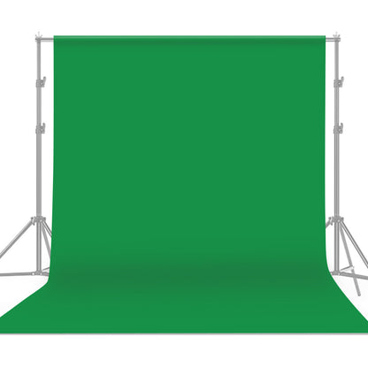 10x10ft Professional Green Screen Backdrop - Washable & Durable Polyester- Fabric, Seamless Design for Portrait, Product Photography & Video Shooting