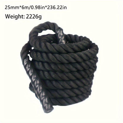 1pc Combat Rope, Core Strength Training Rope, Physical Training Rope, Fitness Rope (6m/236.22inch) For Men And Women (rope Weight Of About 1.1 LB Is Normal, Mind To Shoot With Caution)