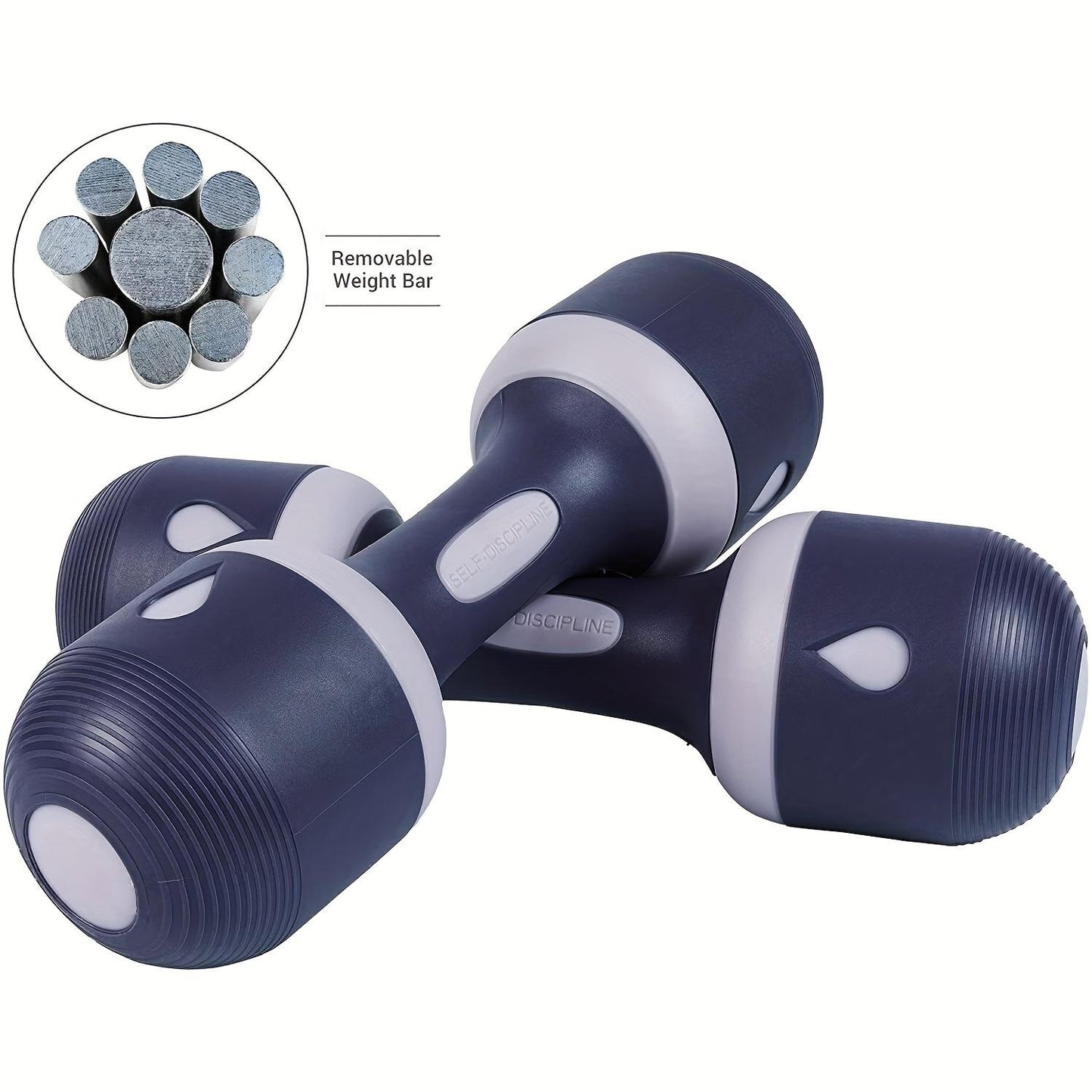 "Dumbbell Set: 5-in-1 Adjustable Weight Pair with Non-Slip Grip Handles for Versatile Strength Training Workouts, Includes Multiple Weight Increments weighted  vest weights