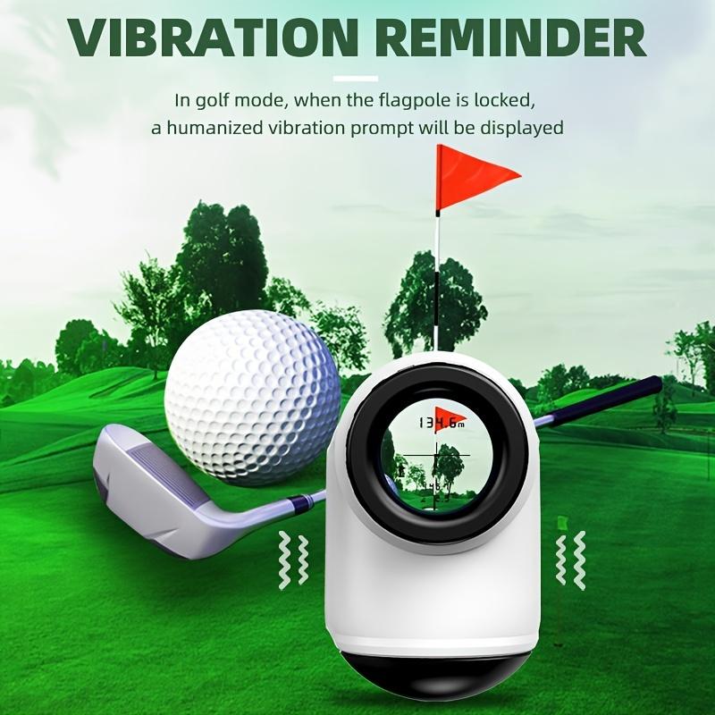 1000M Yard Ft Golf Laser Rangefinder With Side Display, English Voice Broadcasting Slope Compensation, USB Rechargeable, Vibration Suitable For Golf, Disc Golf Measurement