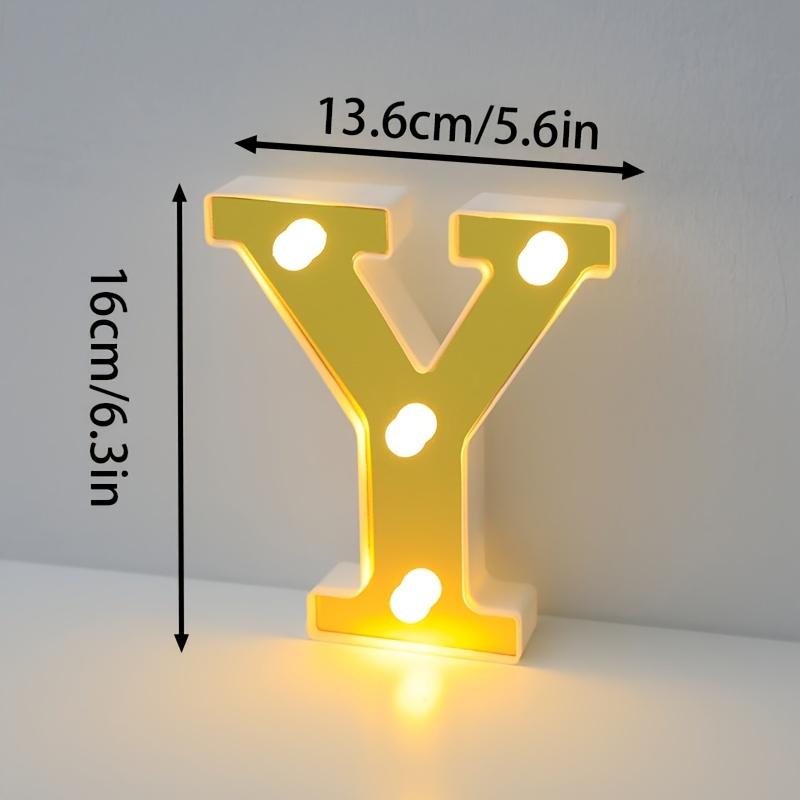 1pc English LED Letter Light, Romantic Proposal Decoration for Birthday, Holiday, and Valentine's Day Parties, Indoor and Outdoor Room Decor