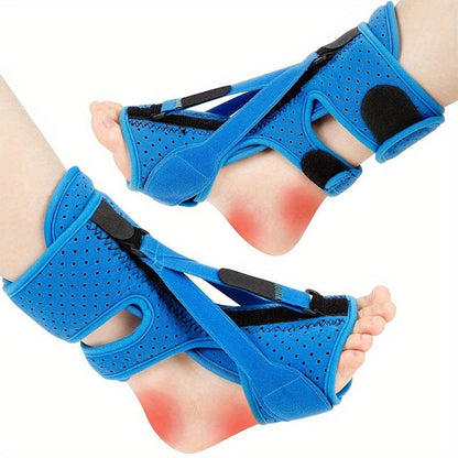 1pc Adjustable Plantar Fasciitis Night Splint for Women & Men, Up to 70kg, with 3 Straps for Customized Fit triathlon  helmet Healthcare