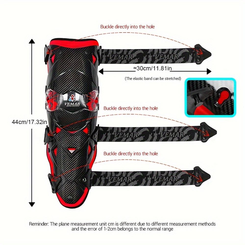 1Pair Motocross Knee Pads - Anti-fall Motorcycle Knee Guard Moto Protection Removable Warm Knee Liner -  for Motorcycle Riding - Suitable for Men & Women - Protect Knees from Injury - Perfect Gift for Motorcyclists