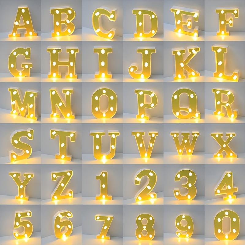 1pc English LED Letter Light, Romantic Proposal Decoration for Birthday, Holiday, and Valentine's Day Parties, Indoor and Outdoor Room Decor