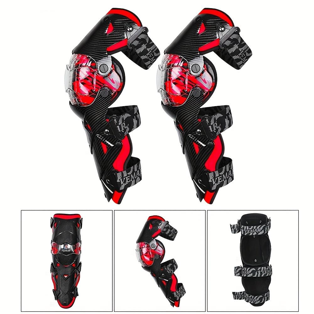 1Pair Motocross Knee Pads - Anti-fall Motorcycle Knee Guard Moto Protection Removable Warm Knee Liner -  for Motorcycle Riding - Suitable for Men & Women - Protect Knees from Injury - Perfect Gift for Motorcyclists