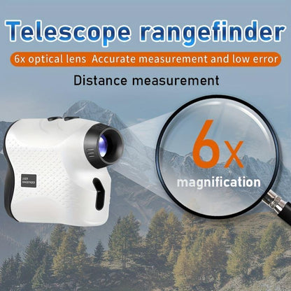 1pc 6X Laser Rangefinder for Golf Distance Measuring with LCD Display and Flag Mode