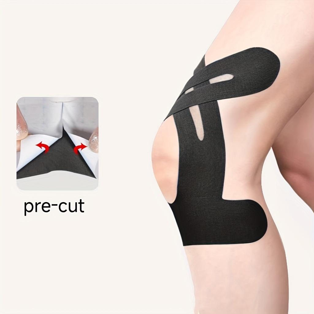 10pcs Pre-Cut Kinesiology Tape For Knee, Waterproof & Elastic, Breathable Latex-Free Cotton Athletic Tape, Provide Support And Stability To Muscle - Ideal For Running, Hiking, Riding freemason gloves new black nike tech jordan 5s triathlon  helmet