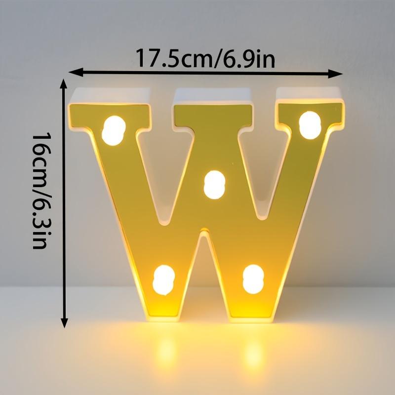 1pc English LED Letter Light, Romantic Proposal Decoration for Birthday, Holiday, and Valentine's Day Parties, Indoor and Outdoor Room Decor