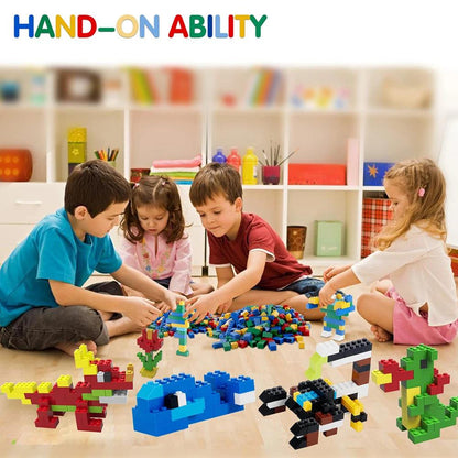 1000 pieces of building blocks city DIY creative building blocks compatible building blocks large base plate educational childre