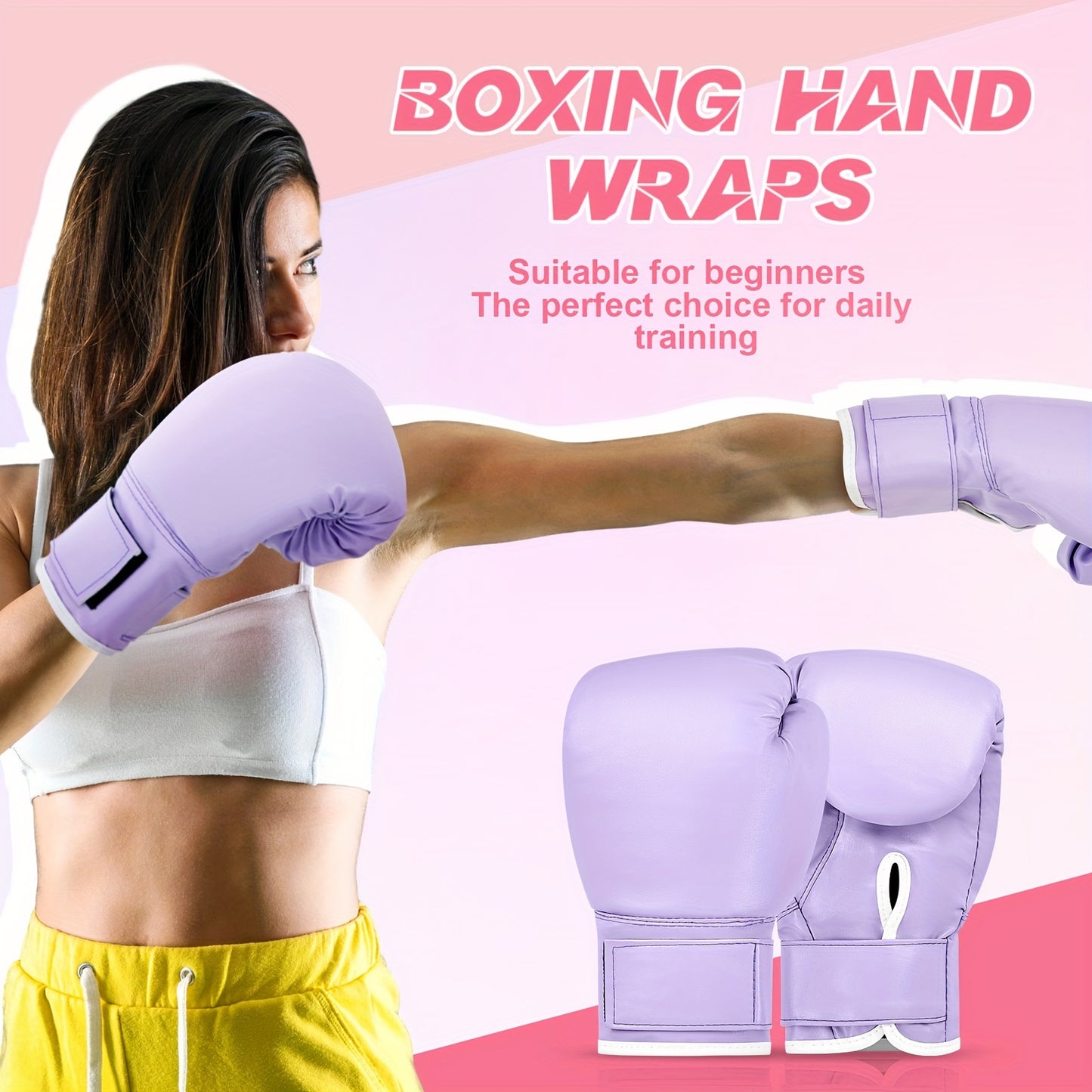 14 Pcs Boxing Set Including 2 Pair Of 16 Oz Boxing Gloves, Headgear, Helmet, Boxing Hand Wraps & Mouth Guards - For Adults & Youth Beginners - Ideal for Boxing Training & Fitness