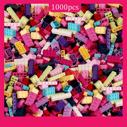 1000 pieces of building blocks city DIY creative building blocks compatible building blocks large base plate educational childre