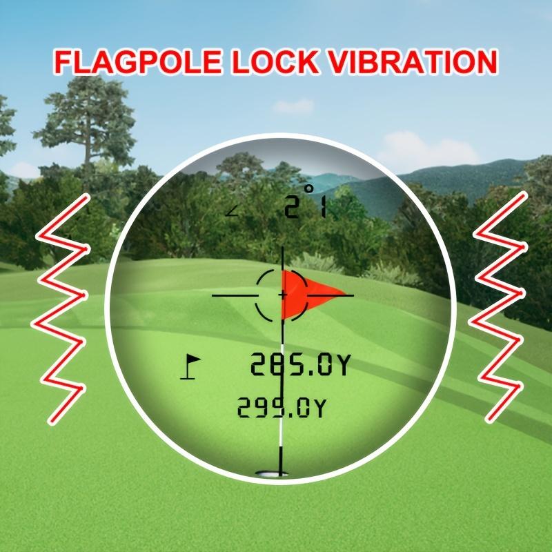 1000YDS REVASRI Golf Rangefinder with Slope, Pin Lock Vibration, and External Slope Switch for Golf Tournament Legal Play - Rechargeable Battery and Accurate Distance Measurement