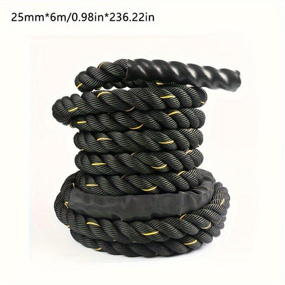 1pc Combat Rope, Core Strength Training Rope, Physical Training Rope, Fitness Rope (6m/236.22inch) For Men And Women (rope Weight Of About 1.1 LB Is Normal, Mind To Shoot With Caution)