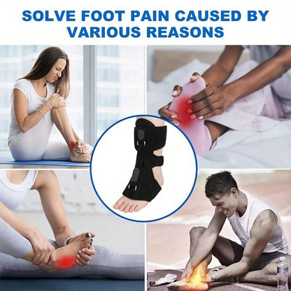 1pc Adjustable Plantar Fasciitis Night Splint for Women & Men, Up to 70kg, with 3 Straps for Customized Fit triathlon  helmet Healthcare