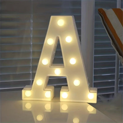 1pc English LED Letter Light, Romantic Proposal Decoration for Birthday, Holiday, and Valentine's Day Parties, Indoor and Outdoor Room Decor