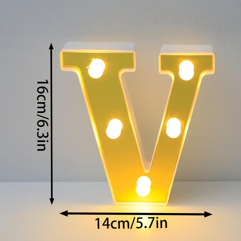 1pc English LED Letter Light, Romantic Proposal Decoration for Birthday, Holiday, and Valentine's Day Parties, Indoor and Outdoor Room Decor