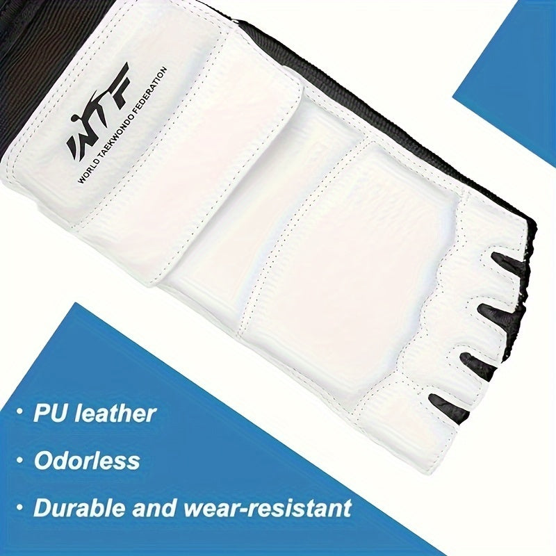 1pair Boxing And Taekwondo Foot Protectors For Training And Competition