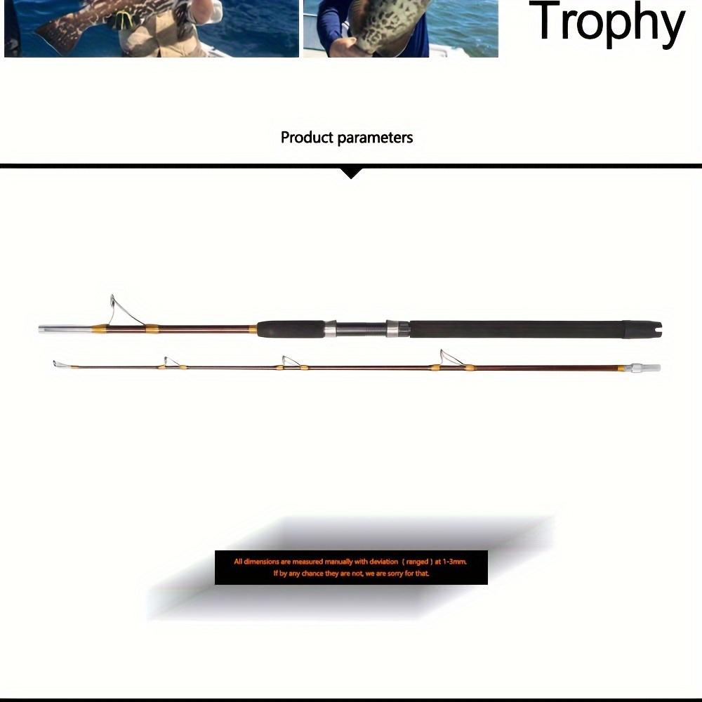 "Slow Jigging Rod - Boat Rod Jig Rod Ocean Fishing Rod Saltwater Fishing Rod 6'0""/180cm - Durable Carbon Fiber - For Saltwater Fishing Enthusiasts - Ideal Gift for Anglers"