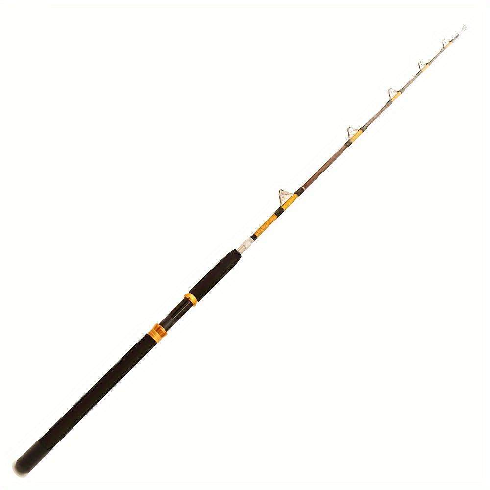 "Trolling Rod 2-Section Saltwater Offshore Heavy Straight Butt Roller Fishing Rod Conventional Boat Fishing Pole 165cm/5'4"" 50-100lbs - For Saltwater Fishing Enthusiasts - Durable Construction for Offshore Use - Ideal Gift for Anglers"