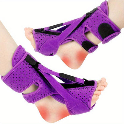 1pc Adjustable Plantar Fasciitis Night Splint for Women & Men, Up to 70kg, with 3 Straps for Customized Fit triathlon  helmet Healthcare