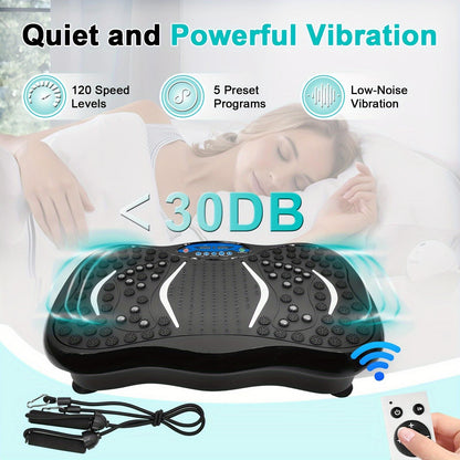 1pc Full Body Shaker Vibration Plate, Platform Exercise Machine, Workout Power Waver, Stand Shake Board Sport Gym Equipment For Women And Men