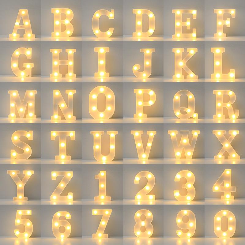 1pc English LED Letter Light, Romantic Proposal Decoration for Birthday, Holiday, and Valentine's Day Parties, Indoor and Outdoor Room Decor