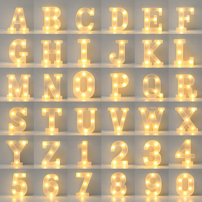 1pc English LED Letter Light, Romantic Proposal Decoration for Birthday, Holiday, and Valentine's Day Parties, Indoor and Outdoor Room Decor