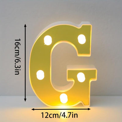 1pc English LED Letter Light, Romantic Proposal Decoration for Birthday, Holiday, and Valentine's Day Parties, Indoor and Outdoor Room Decor