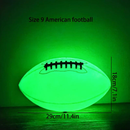 1pc Glow-in-the-Dark No.9 Rugby Football, American Football Gift For Sports Fans