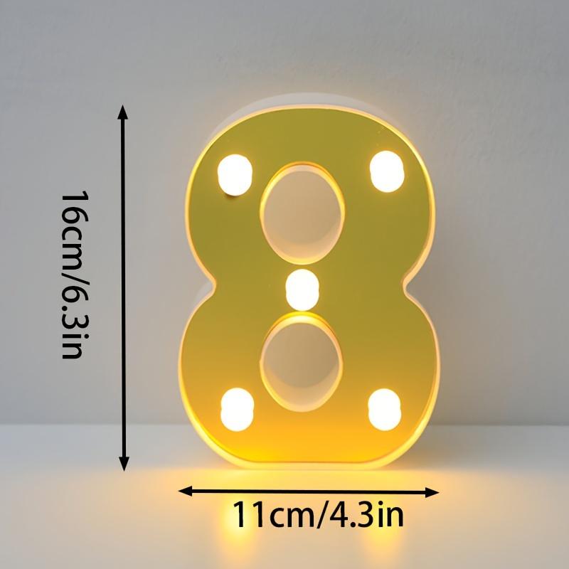 1pc English LED Letter Light, Romantic Proposal Decoration for Birthday, Holiday, and Valentine's Day Parties, Indoor and Outdoor Room Decor