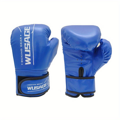 1 Pair Boxing Training Gloves For Men Women Who Are Beginner And Advanced Boxers Ideal For Kickboxing MMA, MuayThai, Sparring, Punching And Heavy Bag Workouts