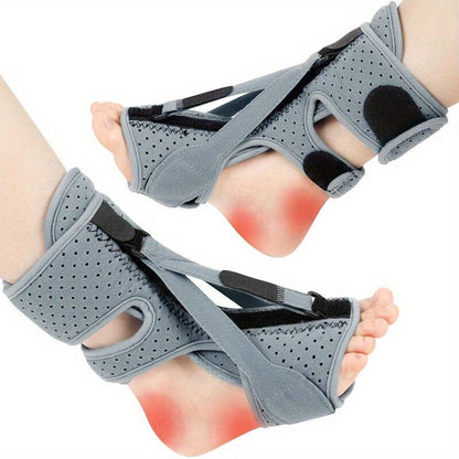 1pc Adjustable Plantar Fasciitis Night Splint for Women & Men, Up to 70kg, with 3 Straps for Customized Fit triathlon  helmet Healthcare