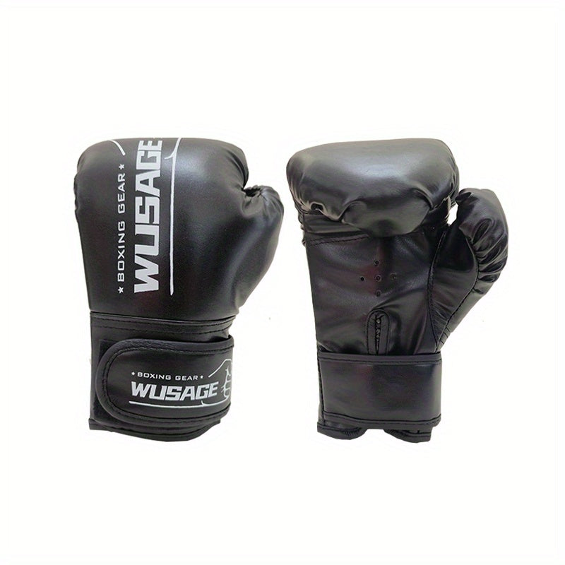 1 Pair Boxing Training Gloves For Men Women Who Are Beginner And Advanced Boxers Ideal For Kickboxing MMA, MuayThai, Sparring, Punching And Heavy Bag Workouts