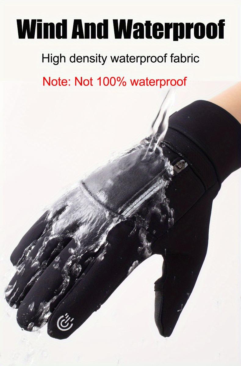 1 Pair Winter Windproof Waterproof Touch Screen Warm Gloves, Suitable for Outdoor Cycling, Fishing, Running, Skiing triathlon  helmet xii  gloves