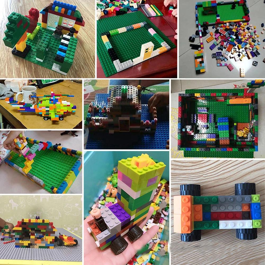 1000 pieces of building blocks city DIY creative building blocks compatible building blocks large base plate educational childre