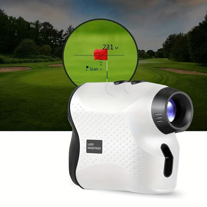 1pc 6X Laser Rangefinder for Golf Distance Measuring with LCD Display and Flag Mode