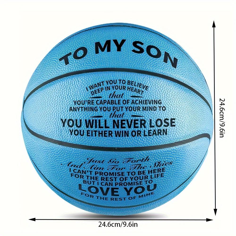 1pc Blue Creative Special Basketball, International Standard Size with Pump, Ideal Gift for Birthdays, Anniversaries, and Christmas Basketball Shooting