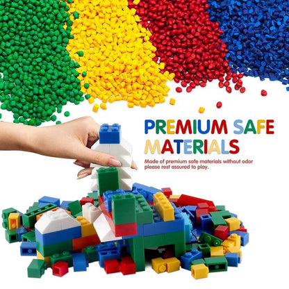 1000 pieces of building blocks city DIY creative building blocks compatible building blocks large base plate educational childre