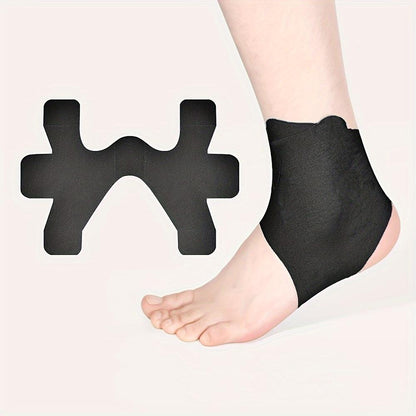 10pcs Kinesiology Ankle Support Tape - Waterproof, Skin-Friendly Athletic Wrap for Muscle Strain Relief & Injury Prevention